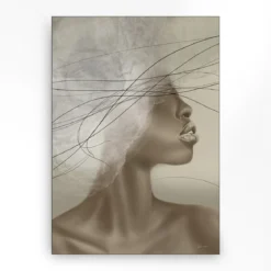 Wandkleed in frame - Urban Cotton Cloudy Thoughts