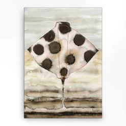 Wandkleed in frame - Urban Cotton Eagle Ray