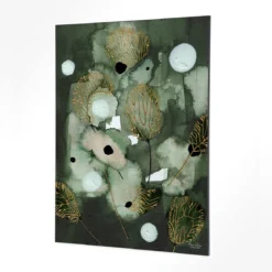 Wandkleed in frame - Urban Cotton Forest Flower