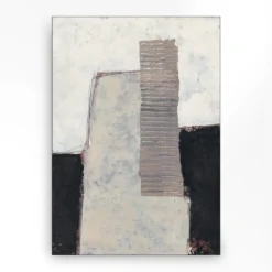 Wandkleed in frame - Urban Cotton Abstract 1