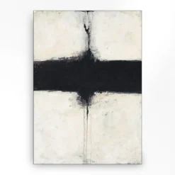 Wandkleed in frame - Urban Cotton Abstract 3