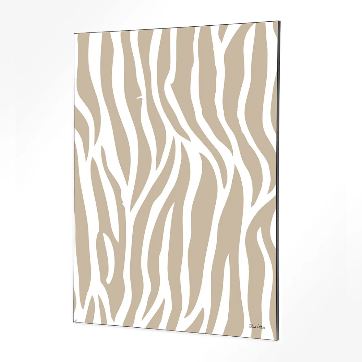 Wandkleed in frame - Urban Cotton Savanna Beige