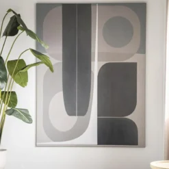 Wandkleed in frame - Urban Cotton Delicate