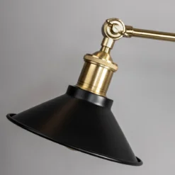Wandlamp goud en zwart - Dutchbone Penelope