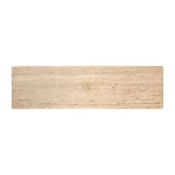 Wandtafel beige travertin marmer - Richmond Interiors Hampton