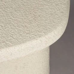 Witte bijzettafel organisch - Dutchbone Veda High