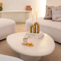 Witte salontafel organisch - Richmond Interiors Bloomstone