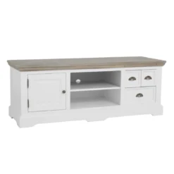 Wit tv-meubel landelijk 145 cm - Tower Living Fleur