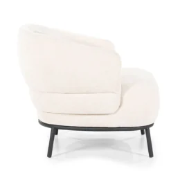 Zachte fauteuil met ronde rug - Eleonora David