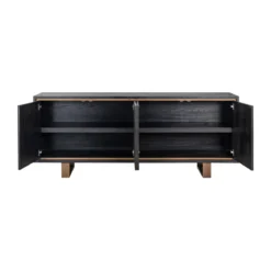 Zwart dressoir met goud - Richmond Interiors Hunter