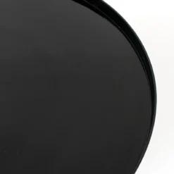 Zwarte design salontafel rond - Zuiver Shiny Bomb
