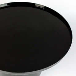 Zwarte design salontafel rond - Zuiver Shiny Bomb