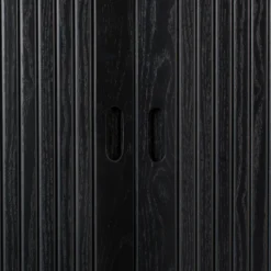 Zwarte design wandkast - Zuiver Barbier Black
