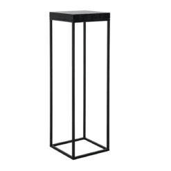 Zwarte plantenzuil eiken hout - Richmond Interiors Oakura