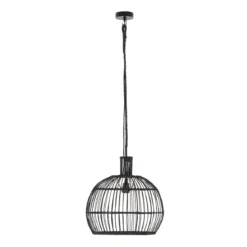 Zwarte rotan hanglamp - Must Living Las Salinas
