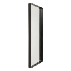 Zwarte spiegel met opstaande rand - Kare Design Ombra Soft