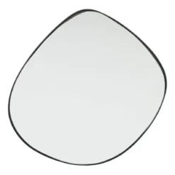 Zwarte spiegel organisch 71x71cm - Kare Design Goteborg