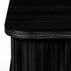 Zwart retro nachtkastje - Zuiver Barbier Black